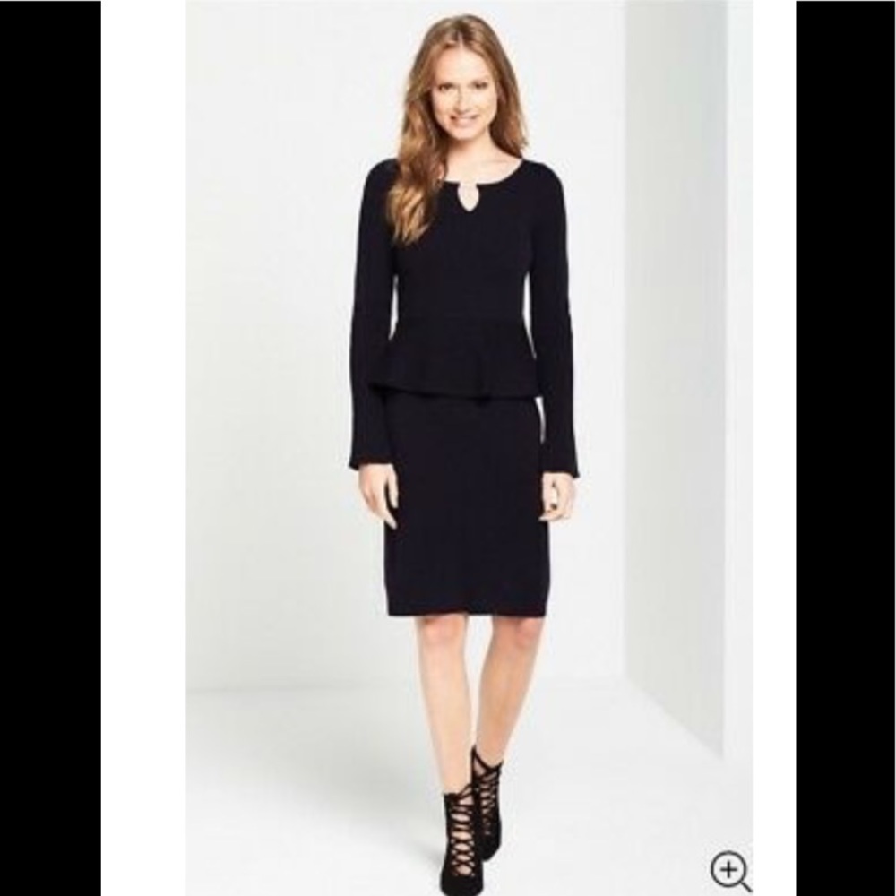 SALE NWT Comma Sz 10 Black knit dress